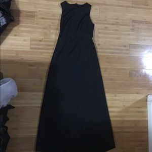 Long black dress formal floor length